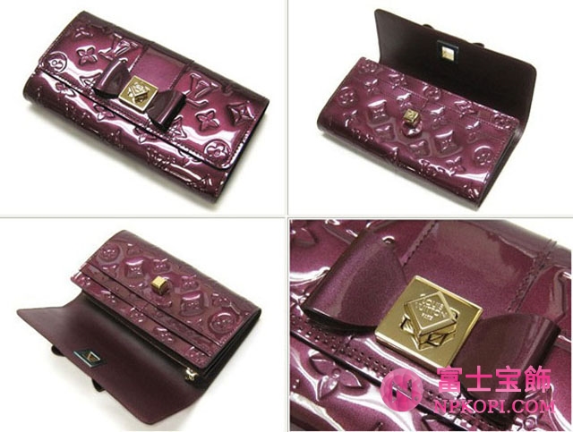 (LOUIS VUITTON)ルイヴィトン コピー財布 ヴェルニ財布 ポルトフォイユサラ M91497